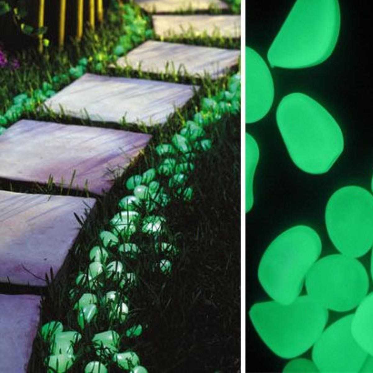 Светящиеся камни: волшебный свет в вашем саду