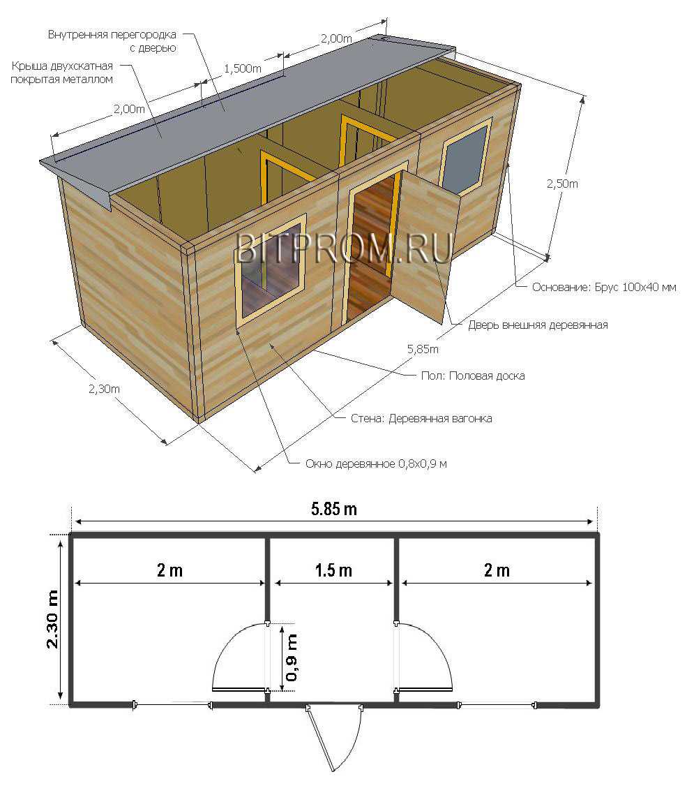 Сарай на даче 3х6 с односкатной крышей своими руками: чертеж проекта, строительство каркасного хозблока 6х3