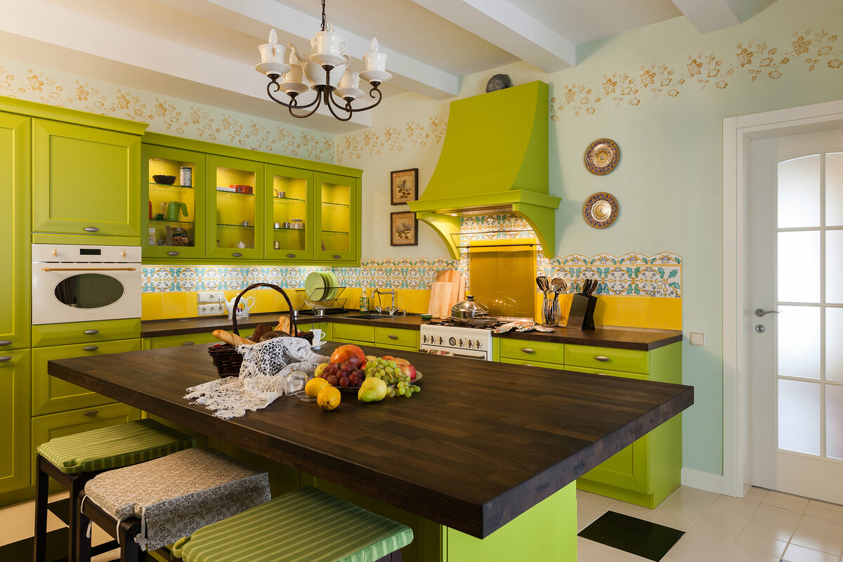 Кухня в стиле прованс: 50 фото дизайна интерьера