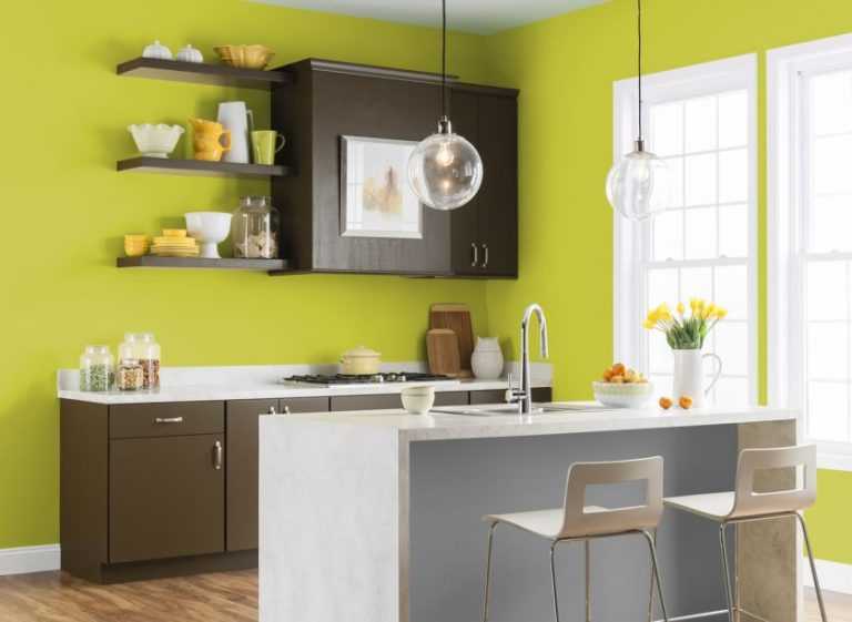 Цвета стен на кухне: как подобрать для маленькой кухни, какие лучше подходят для просторных кухонь и какой выбрать оттенок