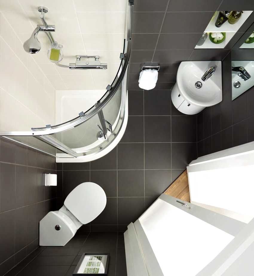 Дизайн совмещенного санузла 3 кв. м: 53 фото ванных комнат с туалетом и стиральной машиной