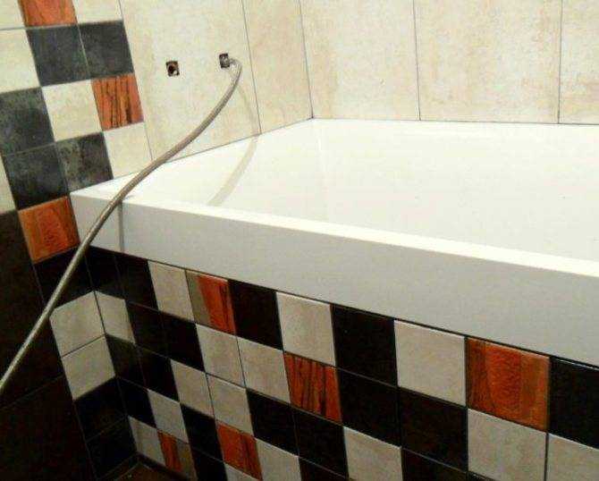Как правильно обложить ванну плиткой