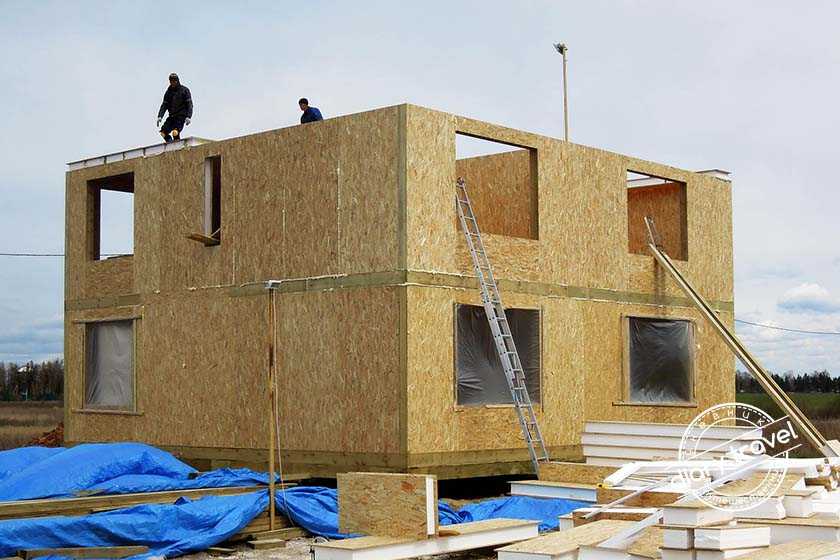 Строительство домов из сип панелей, из чего состоят sip панели