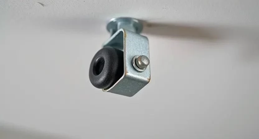 Звукоизоляция потолка с помощью виброподвесов