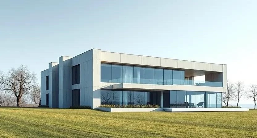 Особенности строительства и отделки домов в стиле хай-тек