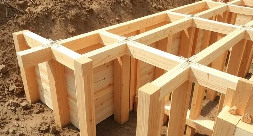 Виды и характеристики опалубки для фундамента