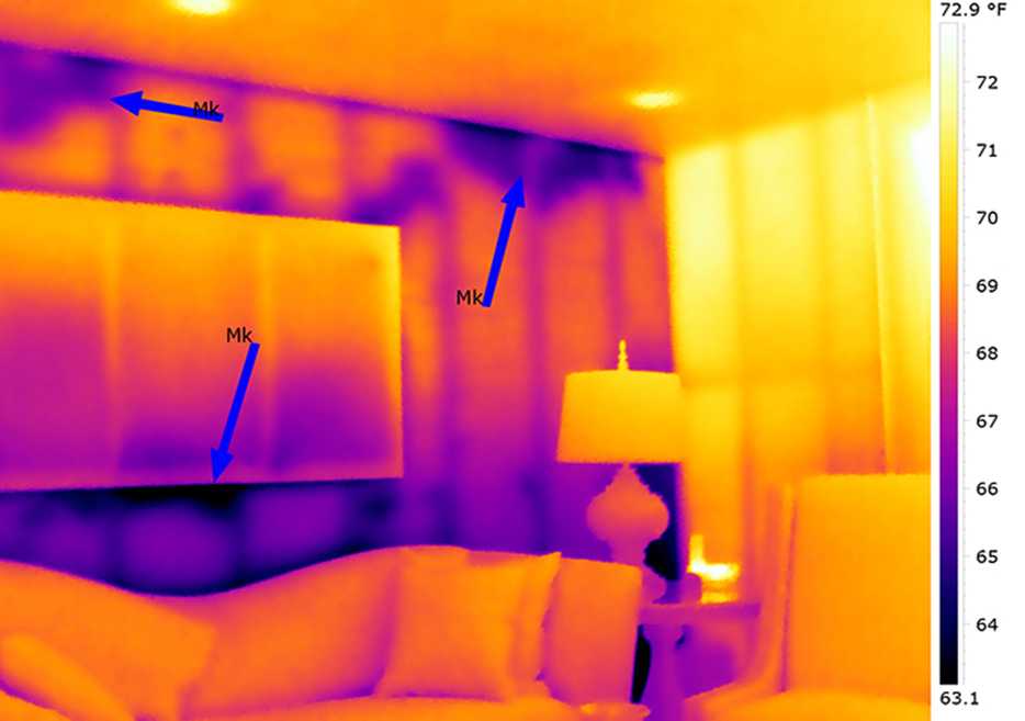 Обследование дома тепловизором: проведение тепловизионного анализа