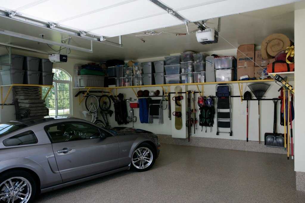 Обустройство гаража (72 фото): как обустроить и оборудовать внутри своими руками, обустраиваем подвал