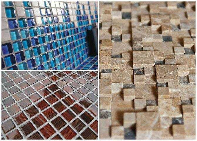 Узнайте подробнее каким способом производится укладка мозаичной плитки на сетке