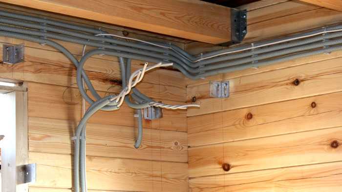 Проводка в деревянном доме – проектирование, монтаж и основные требования к безопасности (120 фото)