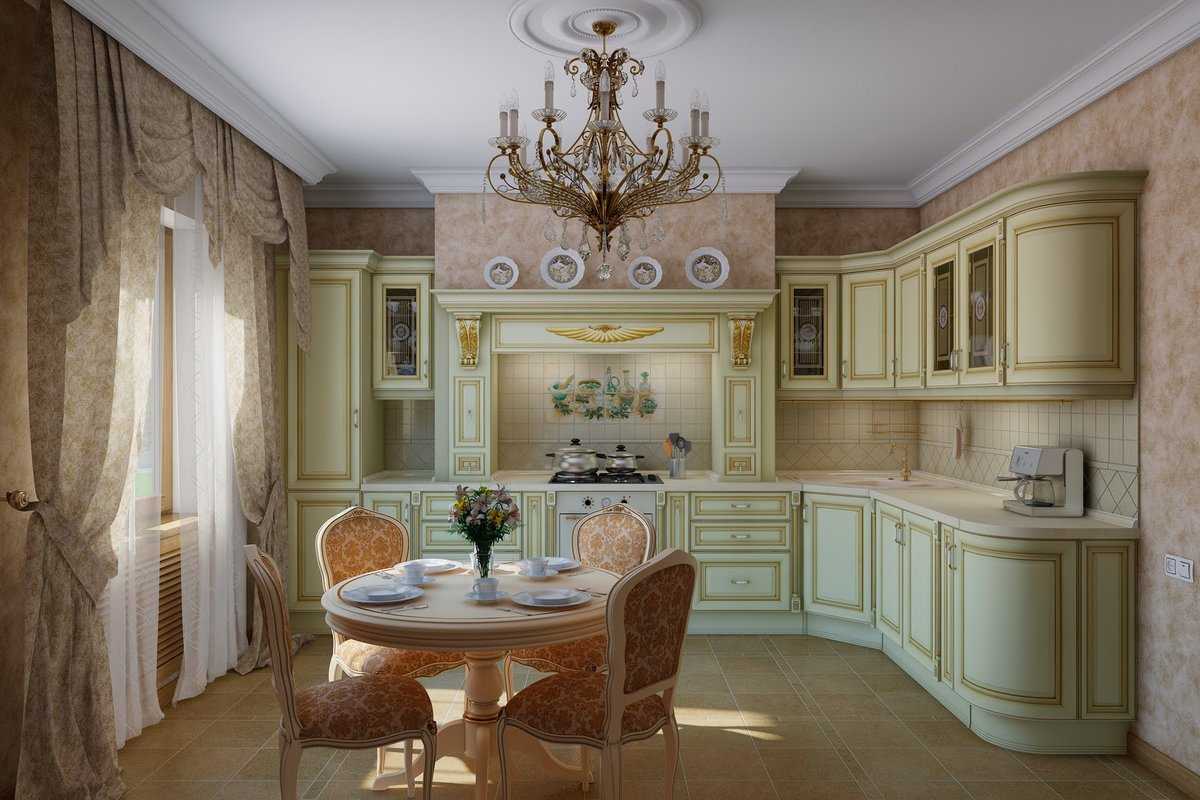 Кухня гостиная в классическом стиле – особенности совмещения интерьера