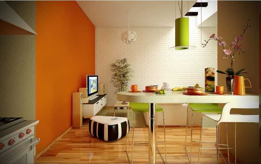 В какой цвет покрасить стены и потолок на кухне: варианты и сочетание цвета