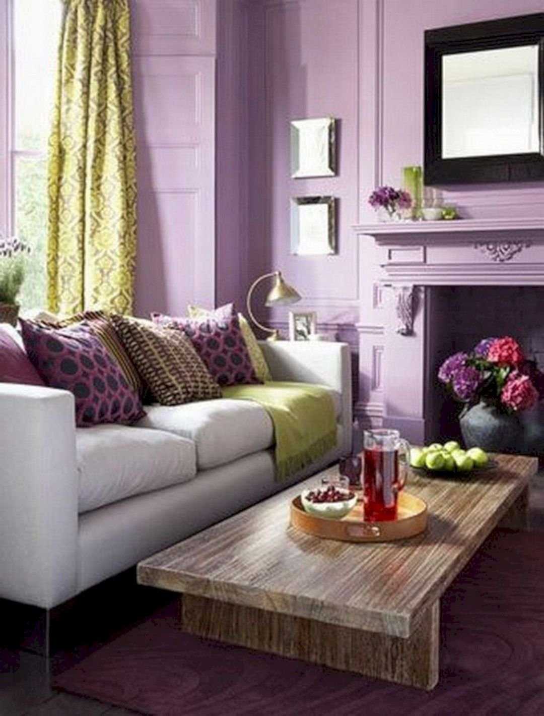 Фиолетовый цвет в интерьере и его сочетания