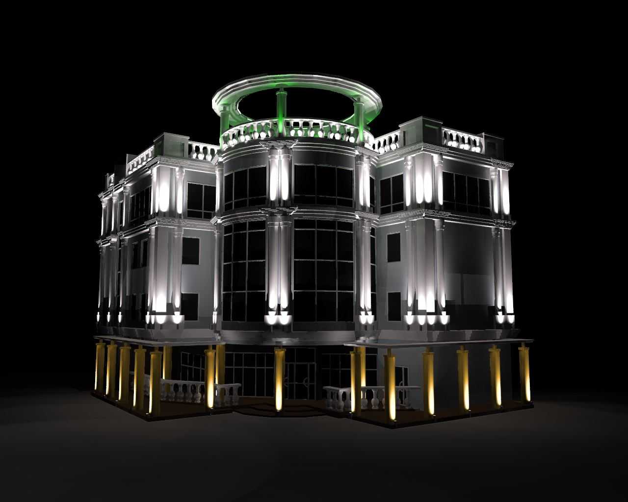Фасадные светодиодные светильники – элемент подсветки зданий