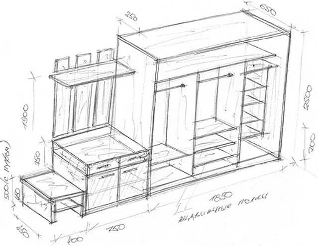 Как сделать встроенный шкаф купе из гипсокартона своими руками в прихожей и спальне: фото, видео