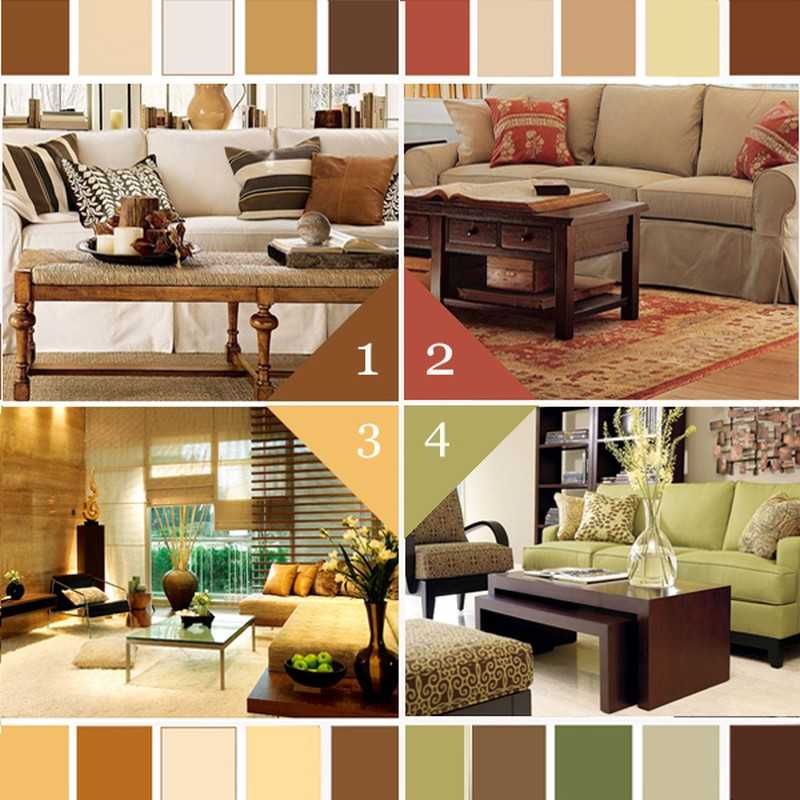 Лучшие сочетания цветов в интерьере гостиной + правила комбинаций и таблица для подбора - salon
