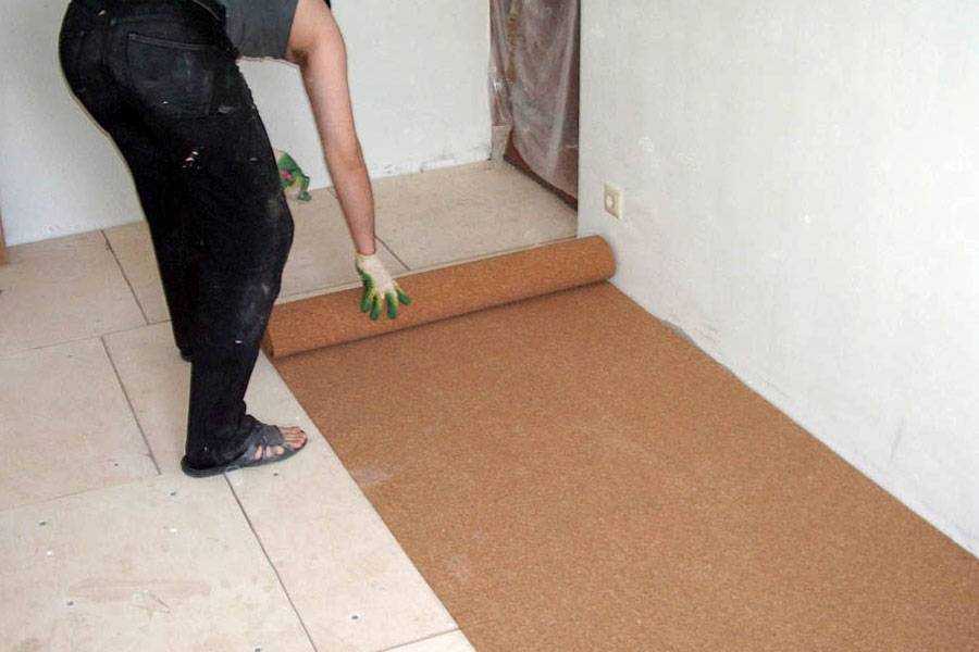 Укладка линолеума на бетонный пол: советы по монтажу своими руками