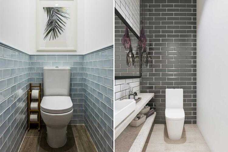 Идеи дизайна для туалета маленького размера