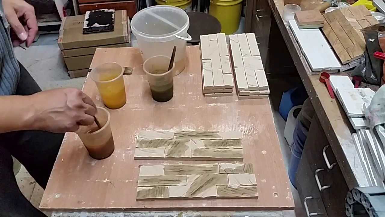 Декоративный камень из гипса – как сделать своими руками