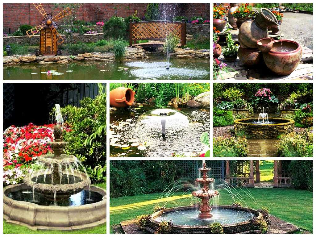 Садовые фонтаны — пошаговая инструкция, конструирования, декорирования дачного фонтана! (фото и видео)