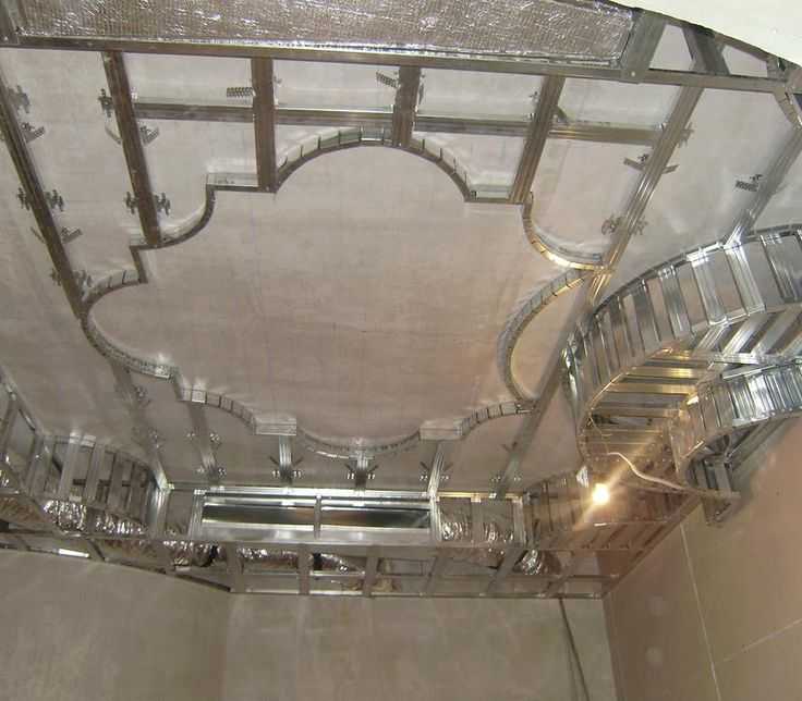 Монтаж двухуровневого потолка из гипсокартона своими руками, подробная инструкция с фото и видео