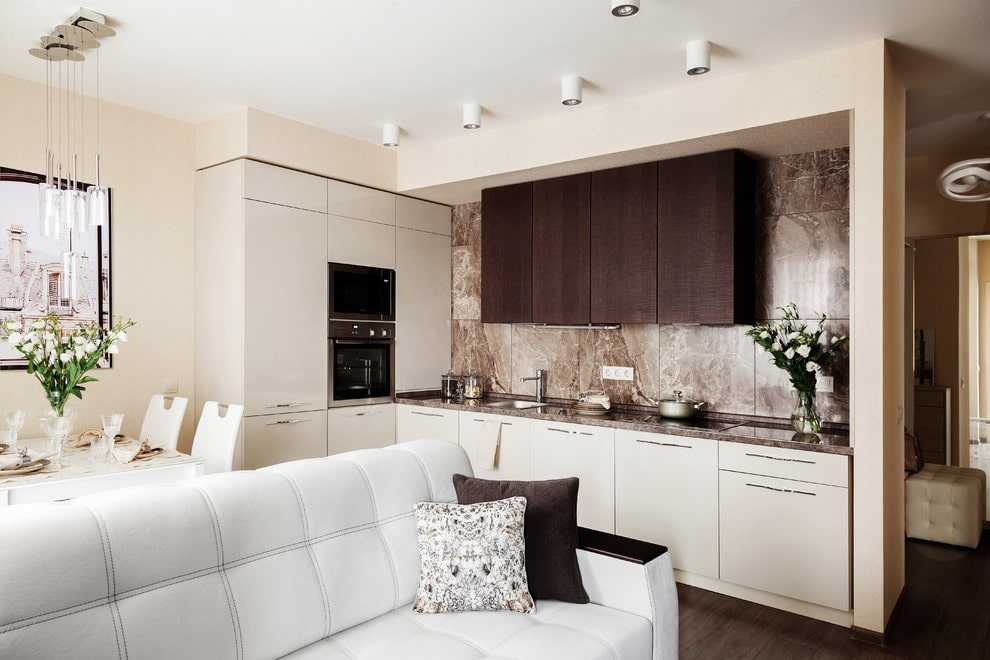 Современный дизайн и интерьер гостиной с кухней в современном стиле: советы, примеры дизайнов, фото