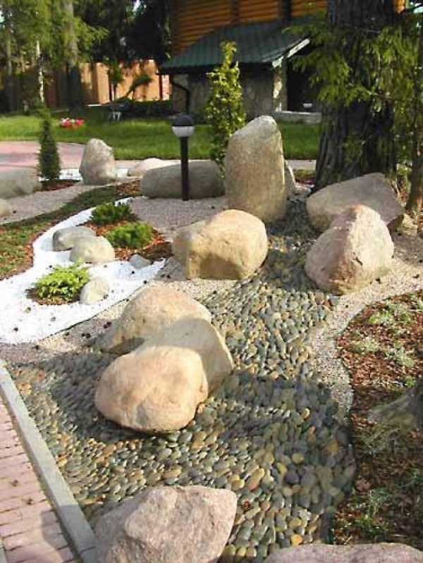Как сделать клумбу из камней и цемента своими руками: фото пошагово