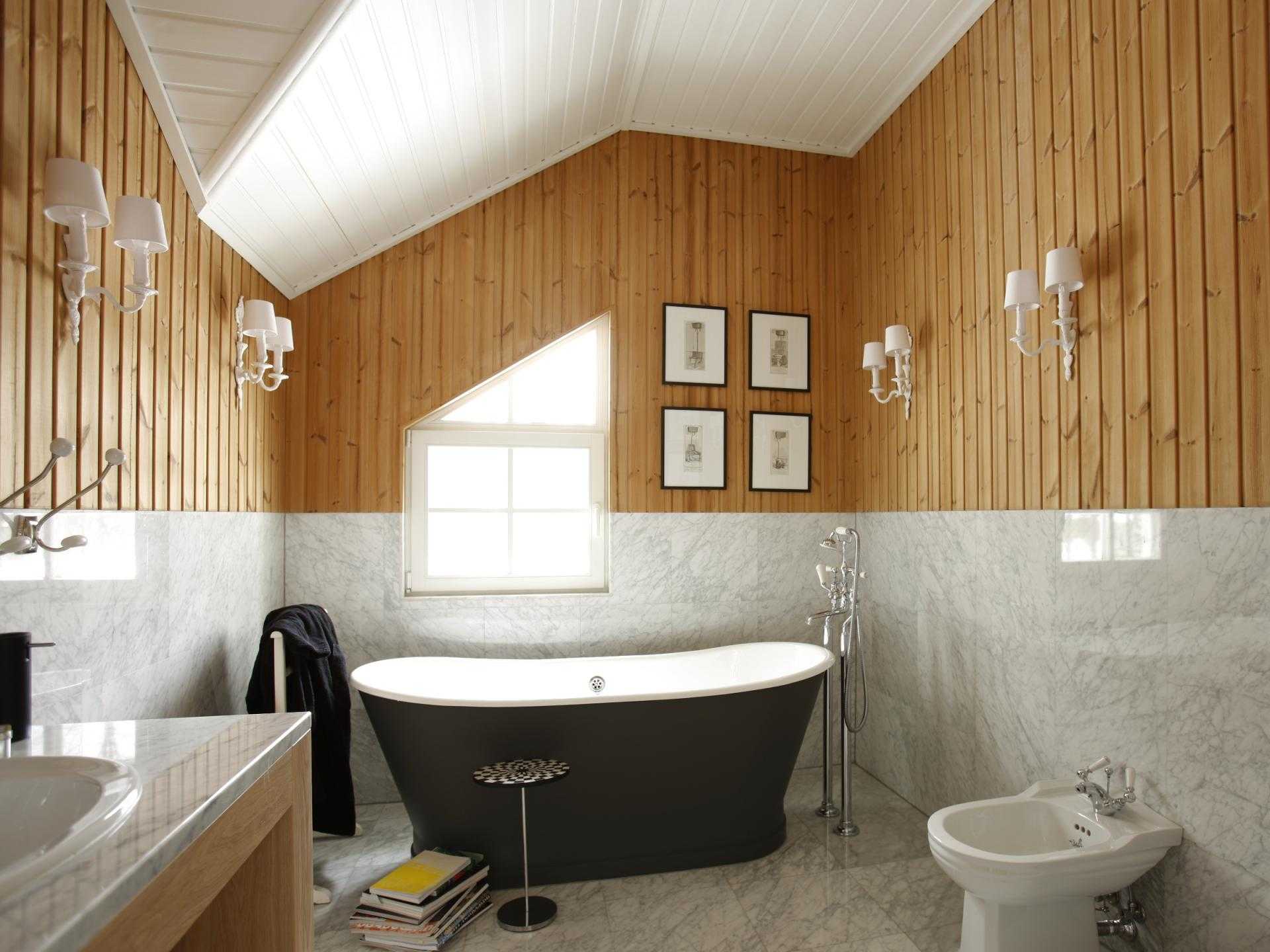 Ванная комната в частном доме - планировка, дизайн и отделка