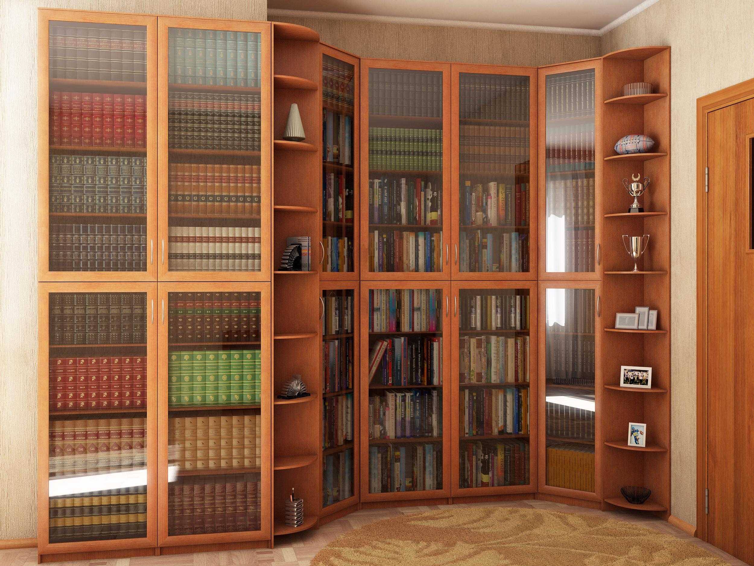 Книжный шкаф - как подобрать оптимальный дизайн и размер стильного места для книг (110 фото)