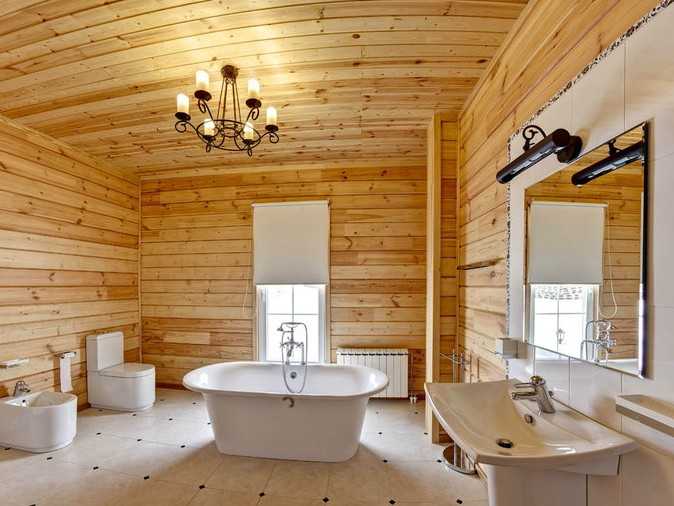 Ванная комната в деревянном доме – строим и защищаем от влаги самостоятельно!