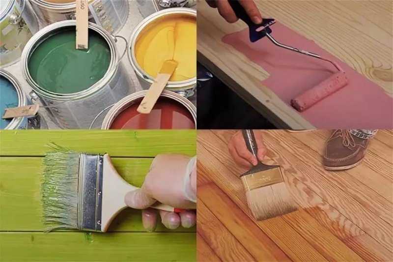 Чем покрасить деревянный пол?