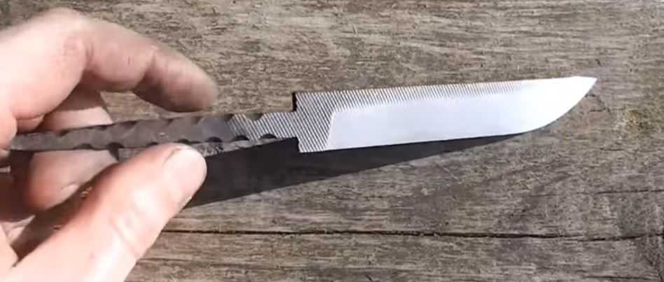 Нож из напильника своими руками: формирование, ковка и заточка