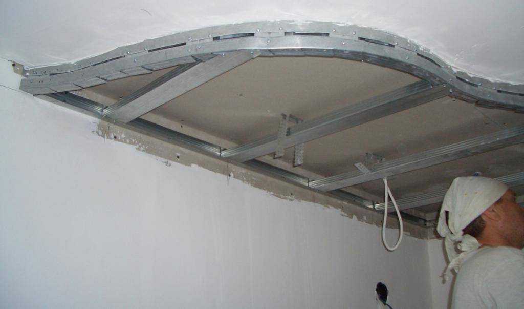 Как сделать потолок из гипсокартона с подсветкой своими руками