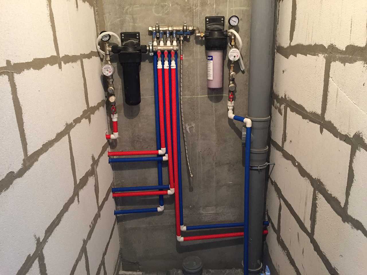 Правила монтажа труб в квартире своими руками: коллекторная разводка водопровода