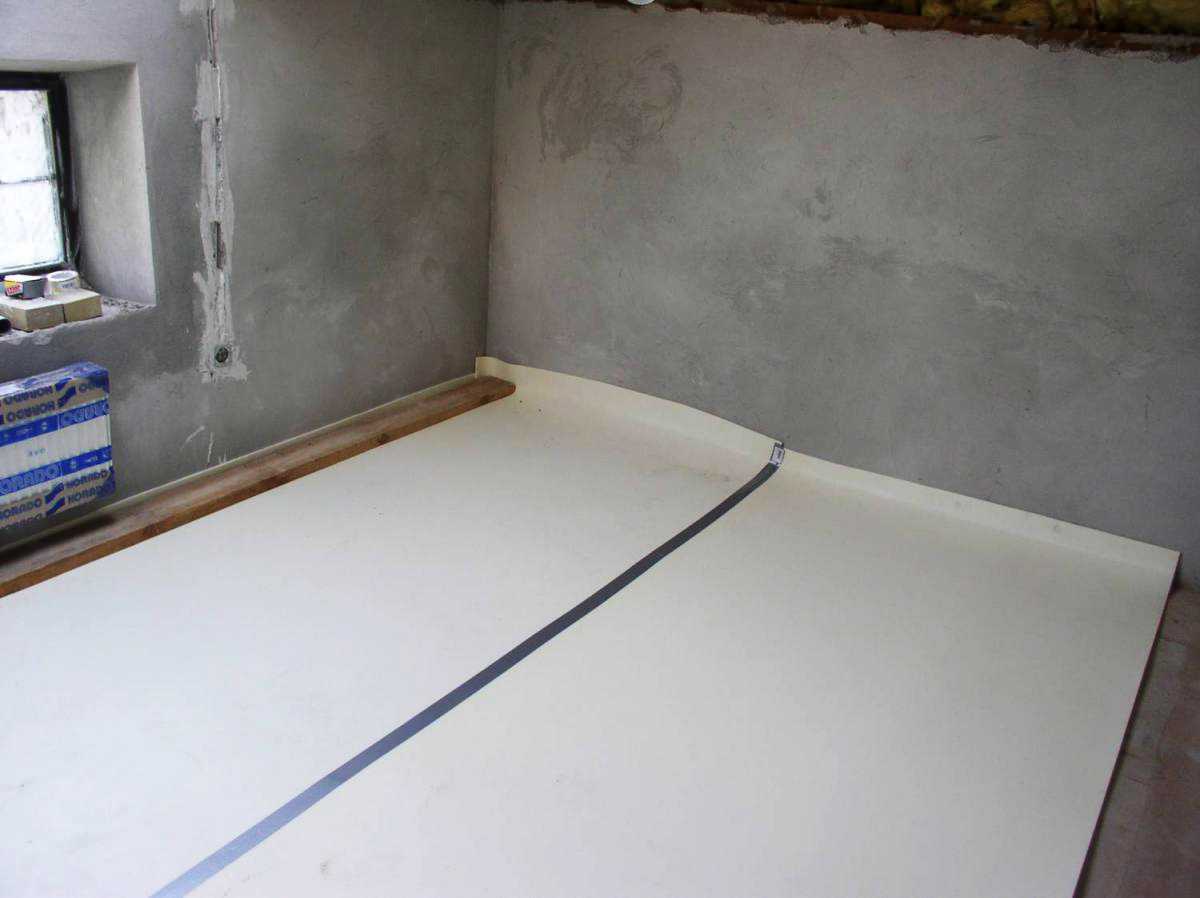 Гидроизоляция пола под стяжку (64 фото): как сделать в ванной комнате, в квартире или в доме, виды материалов для и особенности заливки