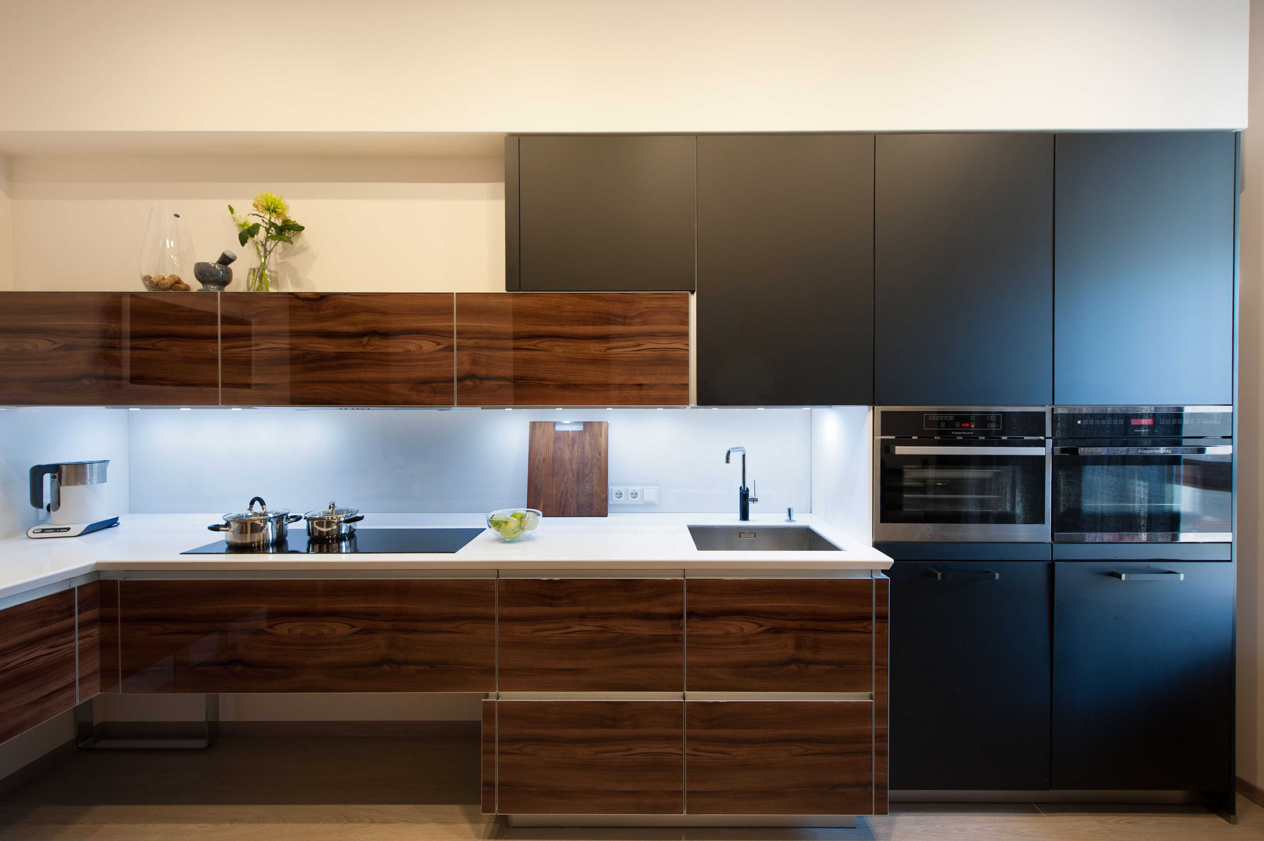 Кухня серого цвета - особенности, сочетания, фото идеи