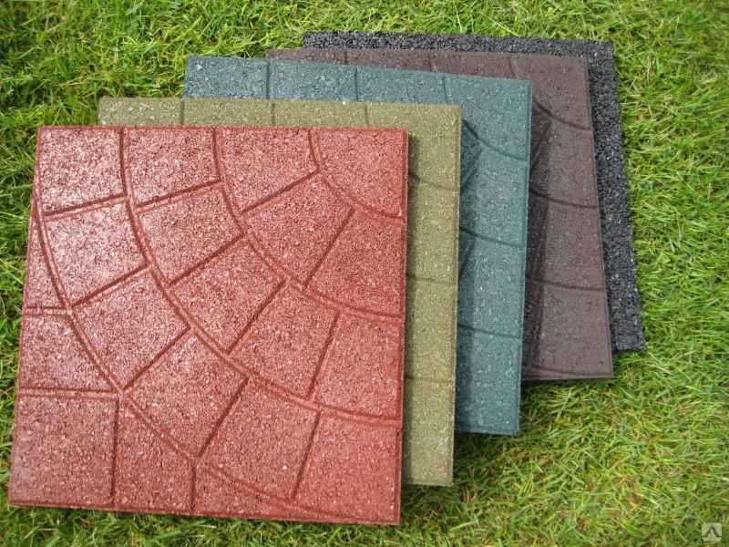 Рулонные резиновые покрытия и плитка для садовых дорожек  | housedb.ru