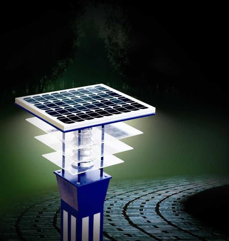 Как работают уличные фонари на солнечных батареях