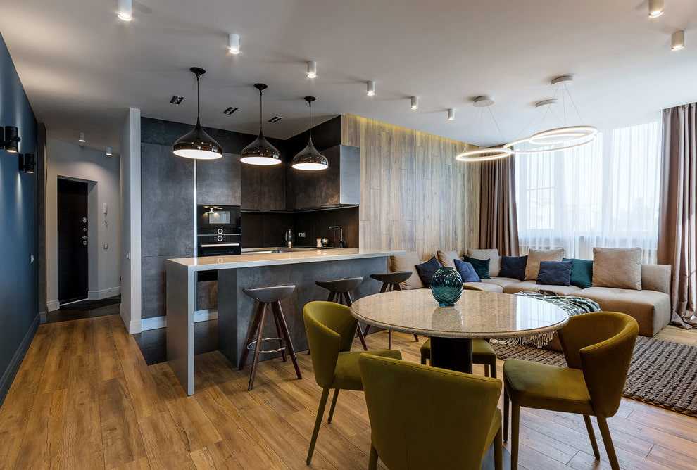 Дизайн кухни-гостиной в стиле лофт — фото реальных интерьеров и советы | salon