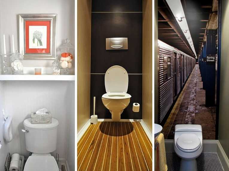 Дизайн туалета маленького размера: фото Выбор материалов Общие моменты Установка освещения Подбор сантехники Оригинальные идеи для дизайна комнаты
