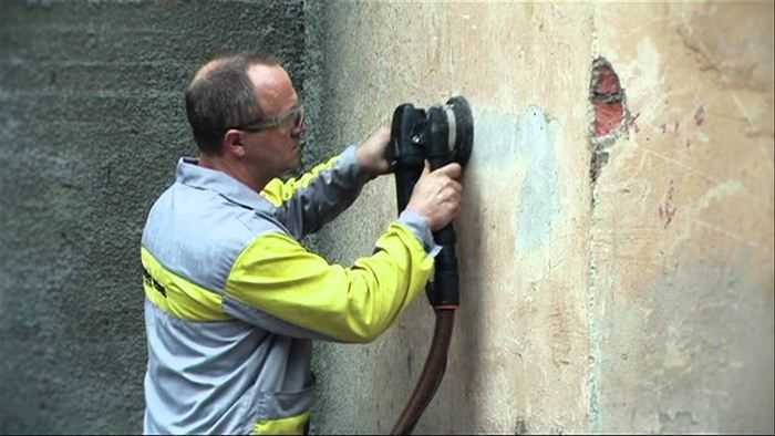 Методы удаления краски с бетона (видео)