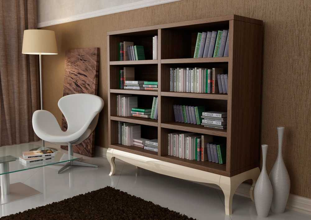 Книжный шкаф азбука мебели