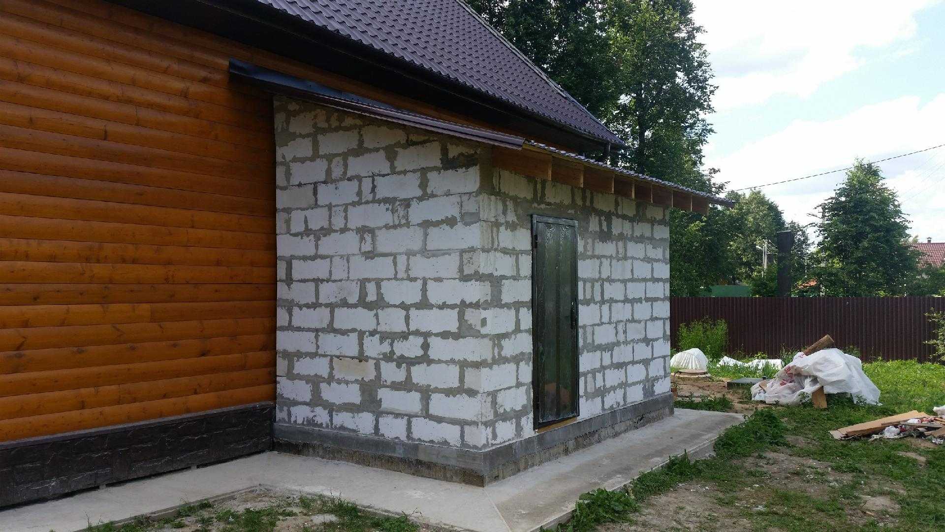 Пристройка к деревянному дому