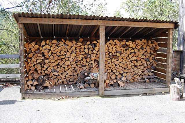 Дровники для дачи деревянные своими руками: фото дровяника из дерева и бруса, дровница из оцилиндрованного бревна