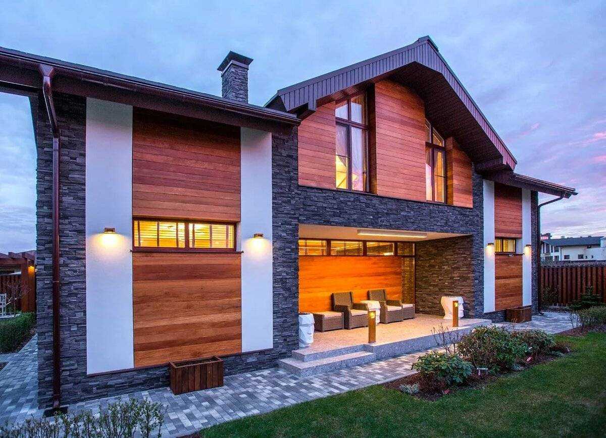 Как украсить фасад дома с помощью отделки и декора: 15 стильных вариантов