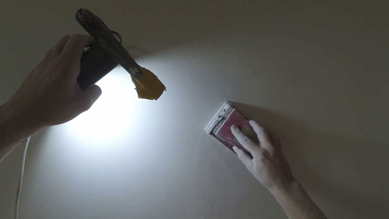 Шлифовка стен после шпаклевки: чем и как шкурить (+видео)