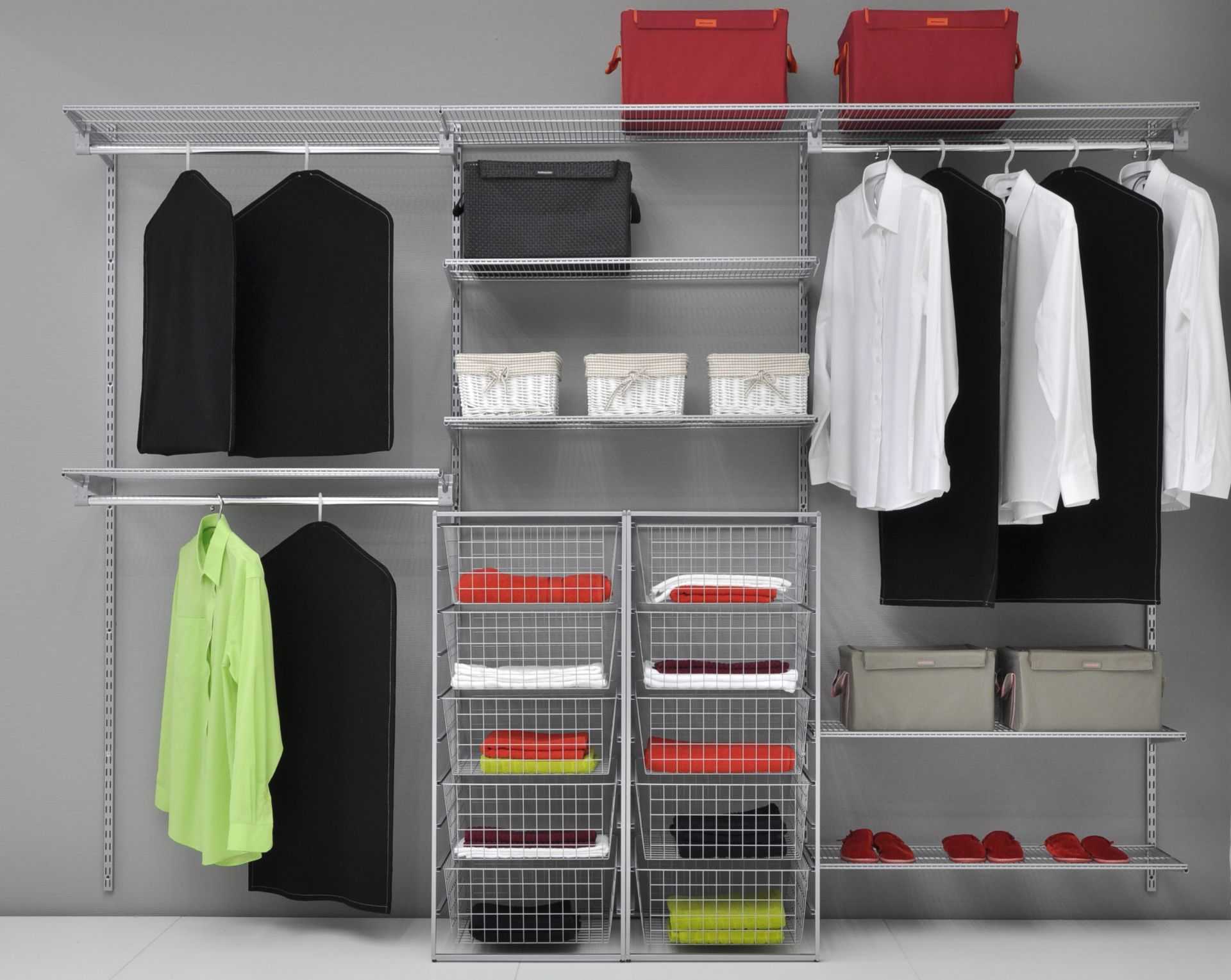 Системы хранения вещей для гардеробной