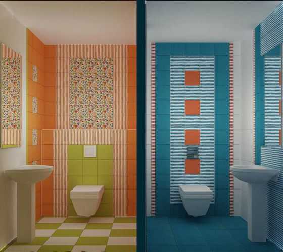 Мозаика для ванной комнаты: примеры отделки