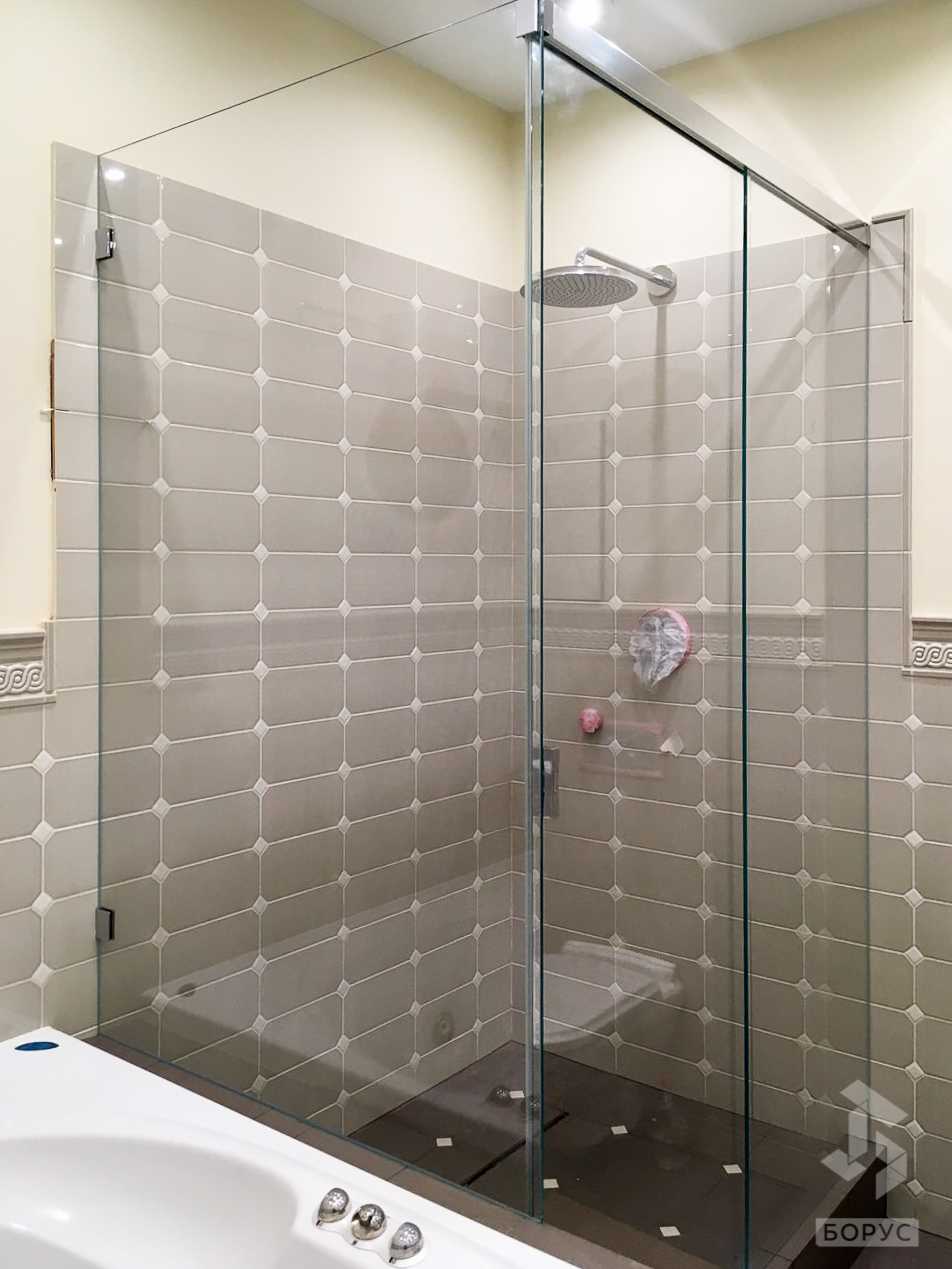 Душевые ограждения из стекла без поддона (55 фото): стиль и воздушность ванной комнаты - happymodern.ru