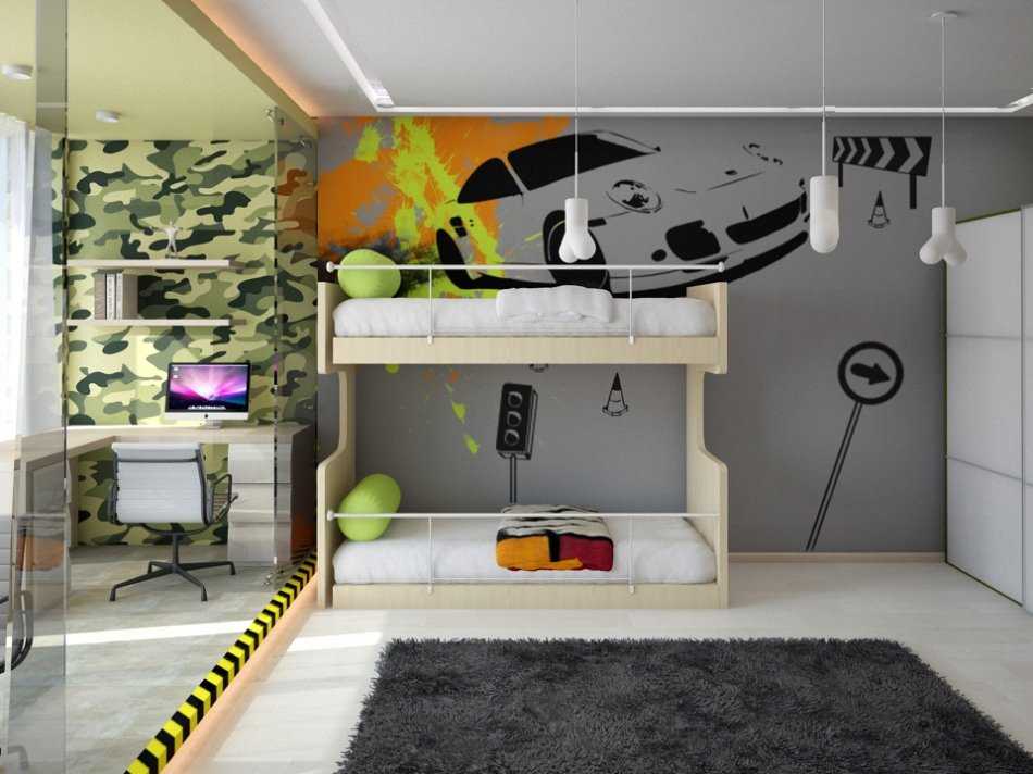 Современный дизайн комнаты подростка: 66 фото-идей для оригинальных интерьеров